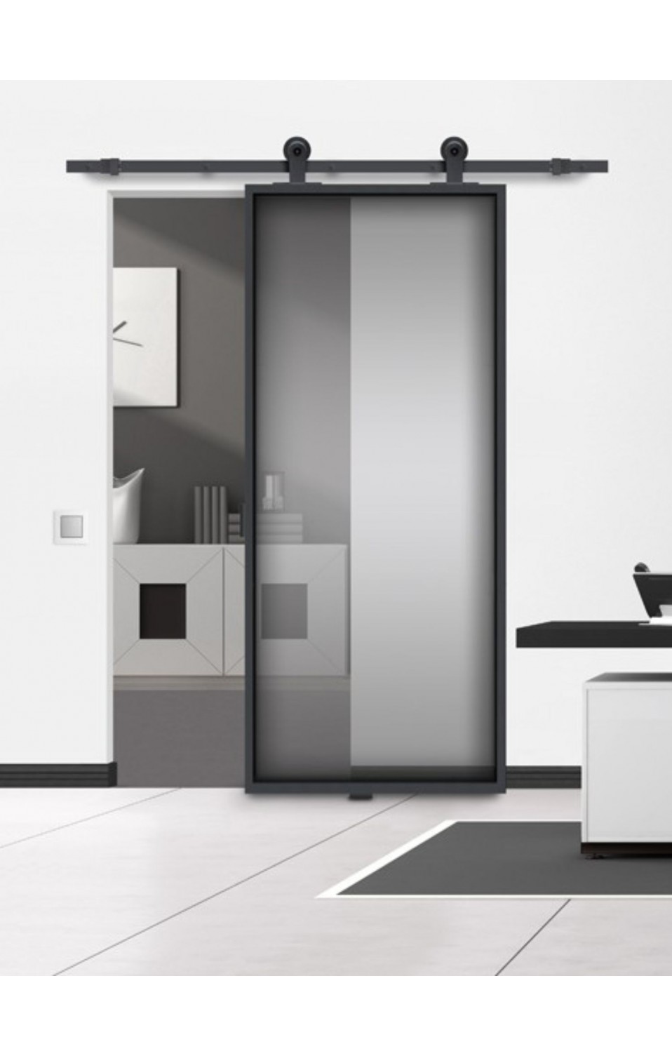 Exposed Track Sliding Door System for Developers in UAE
